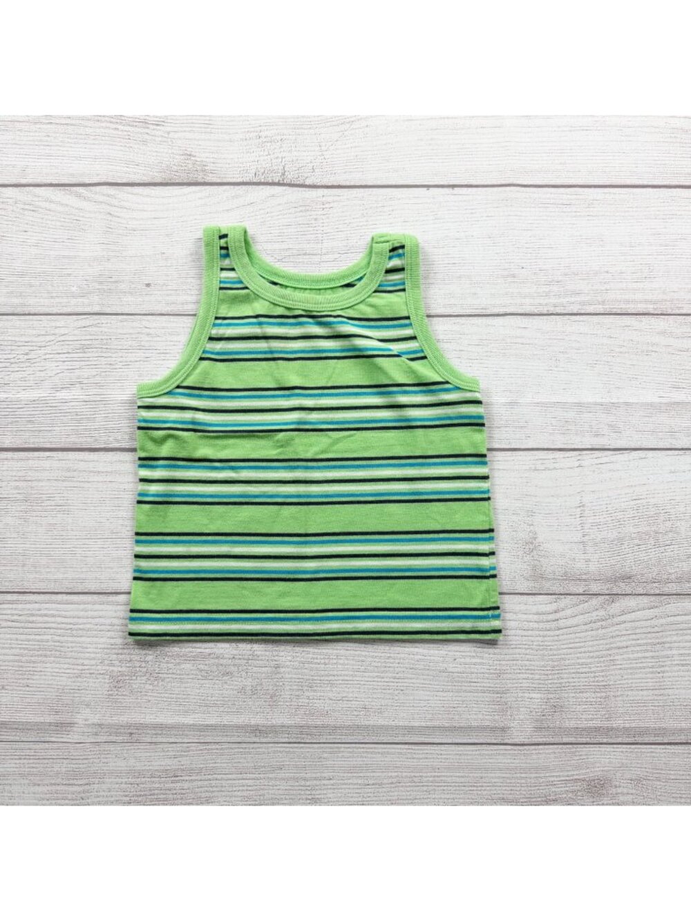 Peanut & Ollie Baby Boy Tank Top Striped Sleeveless Shirt 12-18 Months